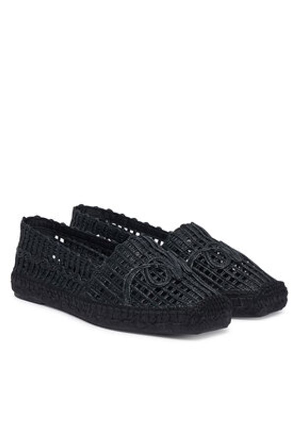 Weekend Max Mara Espadryle 2615521135670 Czarny. Kolor: czarny