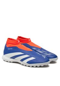 Adidas - adidas Buty do piłki nożnej Predator League Ll Tf IF6385 Niebieski. Kolor: niebieski. Materiał: skóra #3