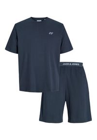 Jack & Jones - Jack&Jones Piżama Omaha 12276880 Granatowy Standard Fit. Kolor: niebieski. Materiał: bawełna #5
