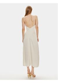 Vila Sukienka koktajlowa Ravenna 14085601 Beżowy Regular Fit. Kolor: beżowy. Materiał: syntetyk. Styl: wizytowy #4