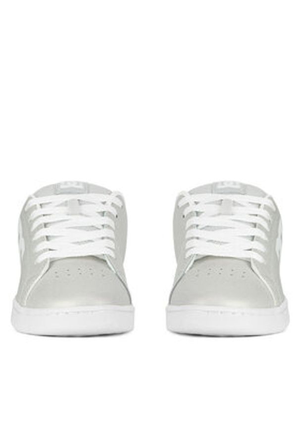 DC Shoes Sneakersy GAVELER ADJS700082-MSL Srebrny. Kolor: srebrny. Materiał: skóra