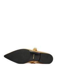 Gino Rossi - GINO ROSSI Baleriny CEO-ROSE-LT2512-72 Złoty. Kolor: złoty. Materiał: skóra #5