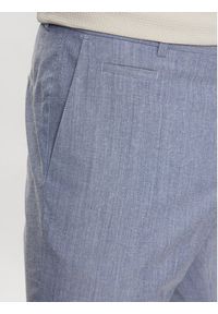BOSS - Boss Spodnie materiałowe 50489421 Niebieski Slim Fit. Kolor: niebieski. Materiał: wełna, bawełna
