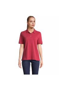 SOL'S - Damska koszulka polo Sol's Pacific. Okazja: na co dzień. Typ kołnierza: polo. Kolor: czerwony. Styl: casual, elegancki #1