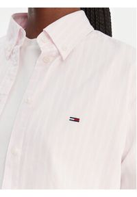 Tommy Jeans Koszula DW0DW22211 Różowy Regular Fit. Kolor: różowy. Materiał: bawełna #4