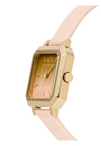 Armani Exchange Zegarek Leila AX5737 Różowy. Kolor: różowy. Materiał: skóra #2