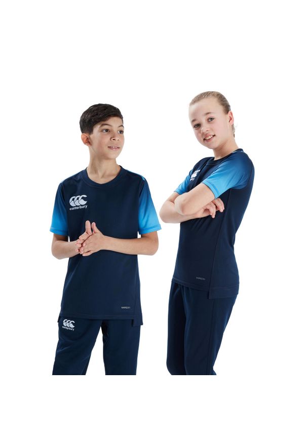 CANTERBURY - Koszulka dla dzieci Canterbury Club. Typ kołnierza: polo. Kolor: niebieski