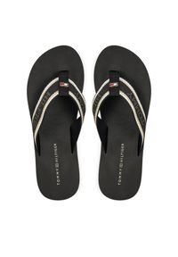 TOMMY HILFIGER - Tommy Hilfiger Japonki Im Hilfiger Beach Sandal FW0FW08015 Czarny. Kolor: czarny