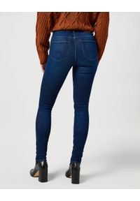 Wrangler - WRANGLER DAMSKIE SPODNIE JEANSOWE HIGH SKINNY SOLSTICE BLUE 112358235 #4