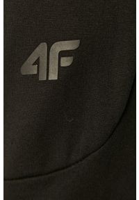 4f - 4F - Spodnie. Okazja: na co dzień. Kolor: czarny. Styl: casual #4