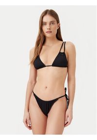 Calvin Klein Swimwear Dół od bikini KW0KW02728 Czarny. Kolor: czarny. Materiał: syntetyk