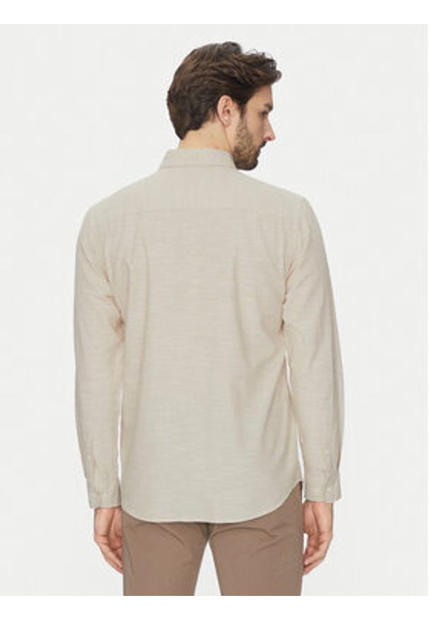 Jack & Jones Koszula Summer 12274599 Beżowy Regular Fit. Kolor: beżowy. Materiał: bawełna