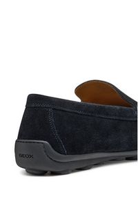 Geox Mokasyny U Spherica Ec16 U55HYA 00022 C4021 Granatowy. Kolor: niebieski. Materiał: zamsz, skóra #5