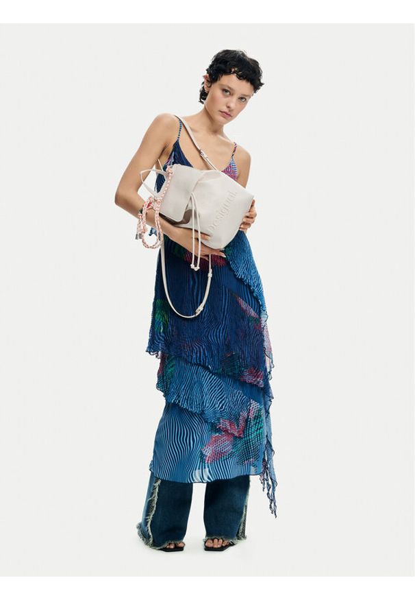 Desigual Plecak 26SAKP18 Kremowy. Kolor: kremowy. Materiał: skóra