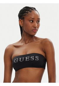 Guess Góra od bikini E5GJ56 LY00K Czarny. Kolor: czarny. Materiał: syntetyk