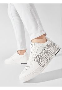 Versace Jeans Couture Sneakersy 75YA3SJ5 Biały. Kolor: biały #7