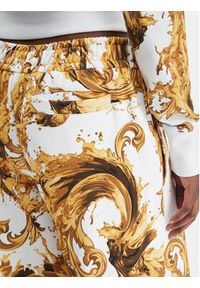 Versace Jeans Couture Spodnie dresowe 80HAA320 FS196 Biały Regular Fit. Kolor: biały. Materiał: bawełna #3