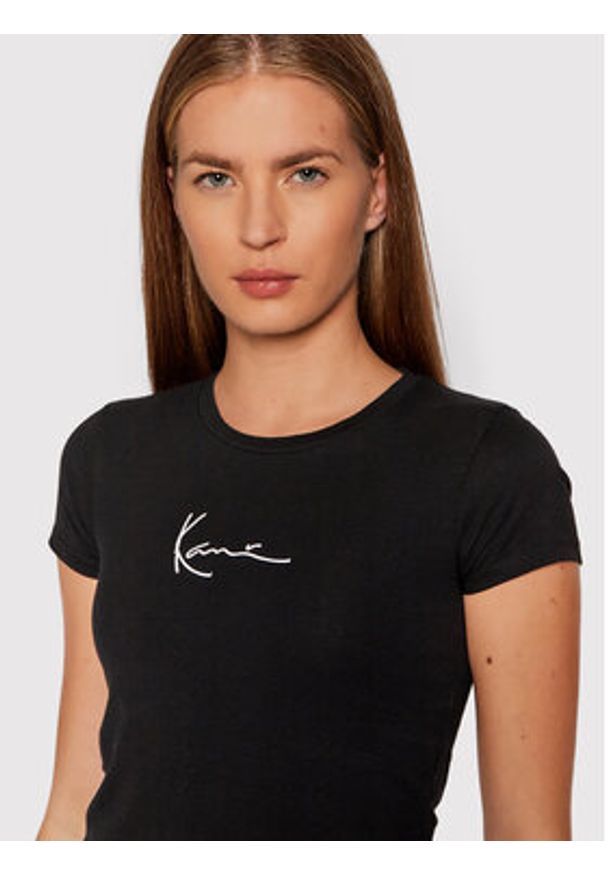 Karl Kani T-Shirt Small Signature 6138528 Czarny Regular Fit. Kolor: czarny. Materiał: bawełna