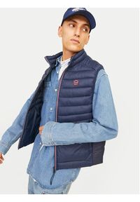 Jack & Jones - Jack&Jones Bezrękawnik Sprint 12258457 Granatowy Regular Fit. Kolor: niebieski. Materiał: syntetyk. Długość rękawa: bez rękawów #3