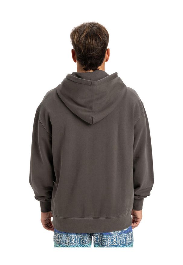 Quiksilver - Bluza z kapturem dla Mężczyzn GLOBAL HEAT Czarny. Typ kołnierza: kaptur. Kolor: czarny. Materiał: materiał, bawełna