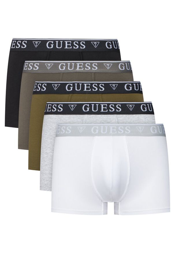 Guess Komplet 5 par bokserek U4YG16 K6YW1 Kolorowy. Materiał: bawełna. Wzór: kolorowy