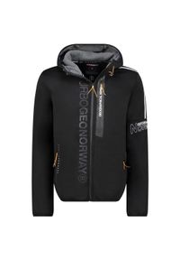 Bluza męska Geographical Norway FREESTYLE DB BLACK MEN 054, czarna.. Kolor: czarny. Materiał: polar. Sport: turystyka piesza #1