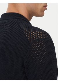 Lacoste Sweter AH9724 Granatowy Regular Fit. Kolor: niebieski. Materiał: bawełna #5