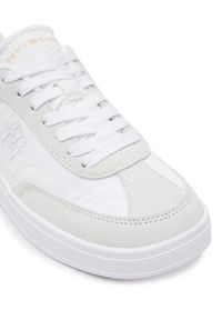 TOMMY HILFIGER - Tommy Hilfiger Sneakersy Th Heritage Sneaker FW0FW08643 Biały. Kolor: biały. Materiał: skóra #3