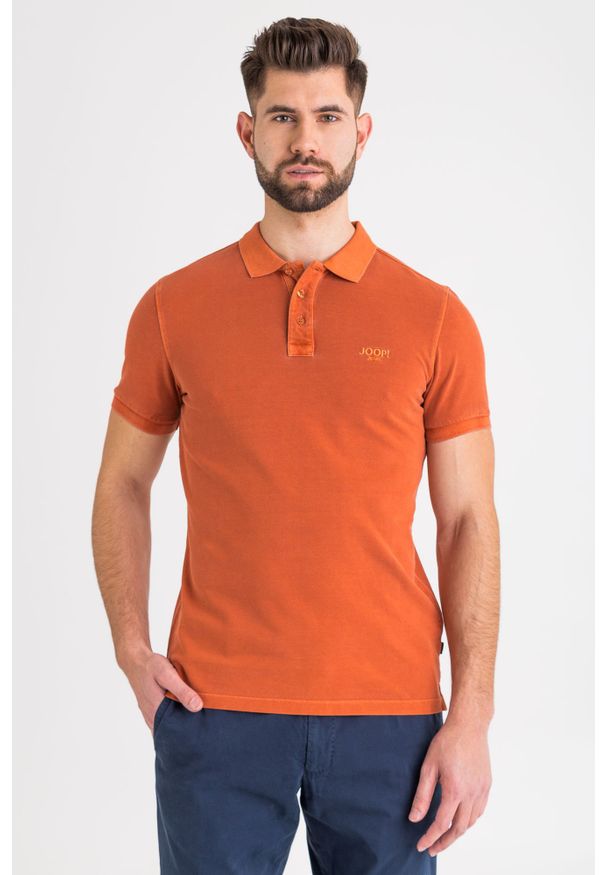 Koszulka polo JOOP! Jeans w jednolite wzory, sportowa, polo
