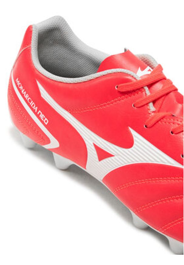 Mizuno Buty do piłki nożnej Monarcida Neo II Sel P1GA232564 Koralowy. Kolor: pomarańczowy. Materiał: skóra