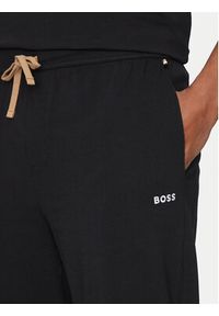 BOSS Spodnie dresowe Mix&Match 50515305 Czarny Regular Fit. Kolor: czarny. Materiał: bawełna