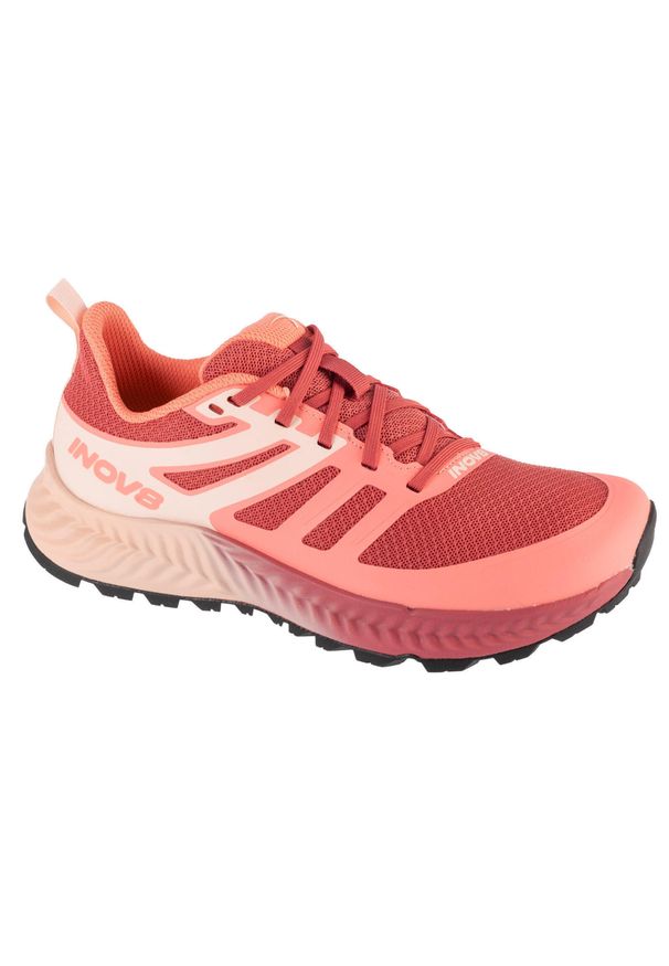 Buty do biegania damskie Inov-8 Trailfly Standard. Zapięcie: sznurówki. Kolor: różowy. Materiał: guma, materiał, syntetyk, tkanina. Szerokość cholewki: normalna