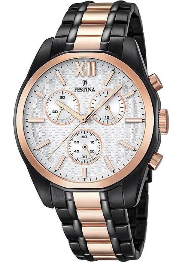 Zegarek Festina Zegarek męski Festina F16856-1 czarny. Kolor: czarny