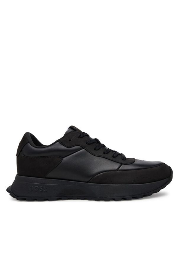 BOSS Sneakersy Jonah 50542125 Czarny. Kolor: czarny. Materiał: skóra