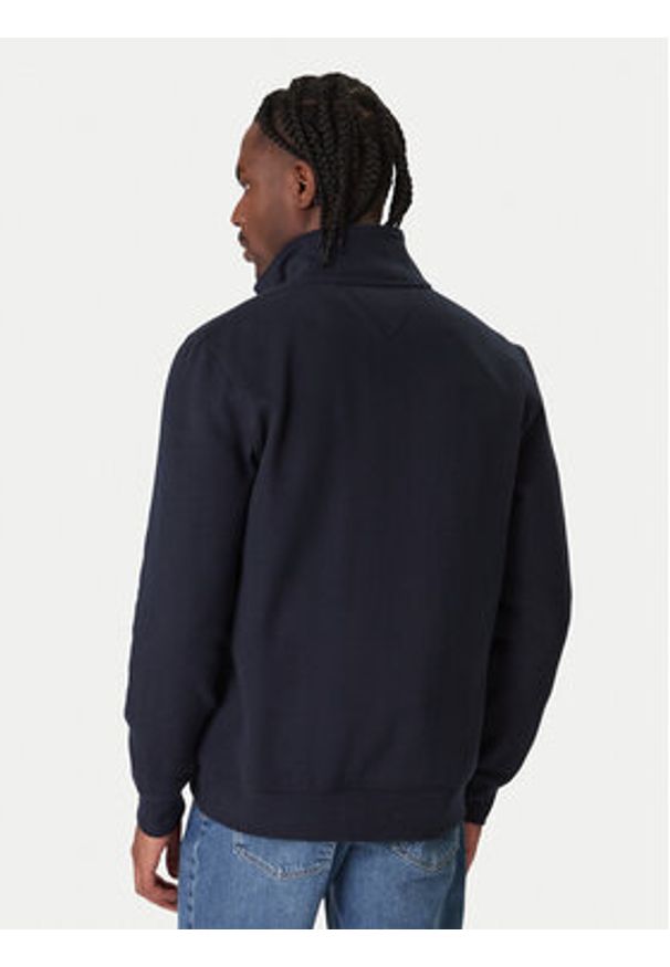 TOMMY HILFIGER - Tommy Hilfiger Bluza Essential MW0MW41759 Granatowy Regular Fit. Kolor: niebieski. Materiał: syntetyk