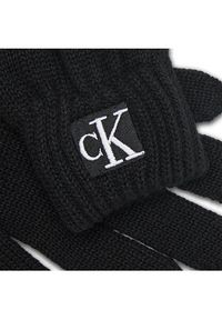 Calvin Klein Jeans Zestaw Czapka i Rękawiczki IU0IU00394 Czarny. Kolor: czarny. Materiał: materiał, bawełna