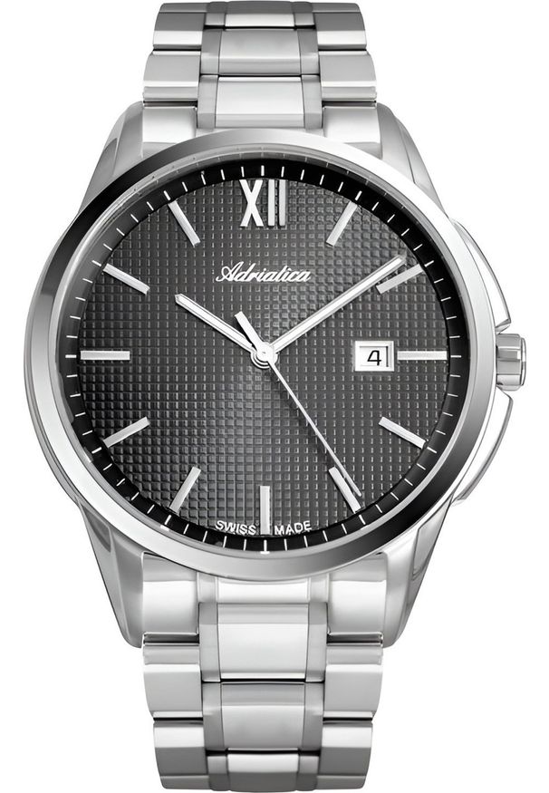 Zegarek męski Adriatica A1290.5167Q srebrny. Kolor: srebrny