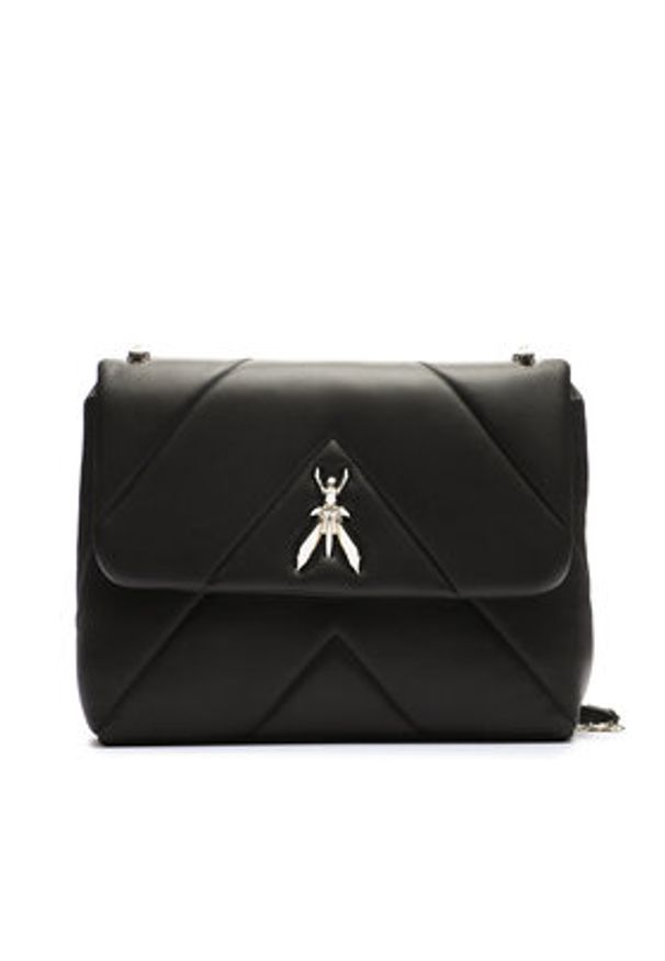 Patrizia Pepe Torebka CBA302/L006 Czarny. Kolor: czarny. Materiał: skórzane