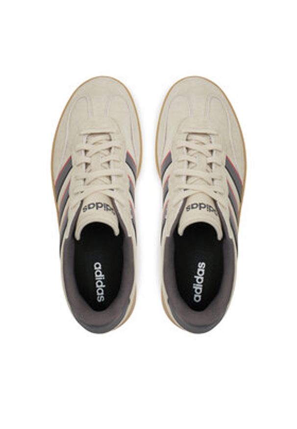 Adidas - adidas Sneakersy Barreda JP7100 Beżowy. Kolor: beżowy. Materiał: zamsz, skóra