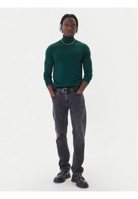 Hugo - HUGO Golf San Thomas-M 50474174 Zielony Regular Fit. Typ kołnierza: golf. Kolor: zielony. Materiał: wełna #4