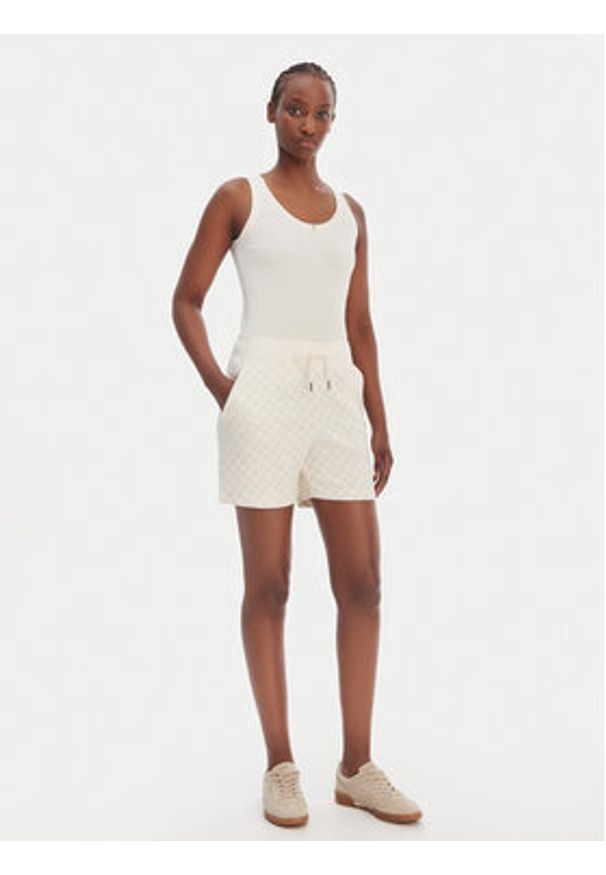 JOOP! Szorty sportowe 30104352 Beżowy Regular Fit. Kolor: beżowy. Materiał: bawełna
