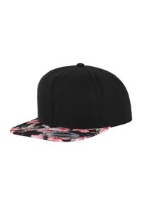 FLEXFIT - Czapka Z Daszkiem Roses Snapback Cap. Kolor: wielokolorowy, czarny, szary