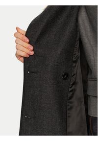 IVY & OAK - IVY OAK Płaszcz wełniany Caroline Ann IO111147 Szary Relaxed Fit. Kolor: szary. Materiał: wełna #4