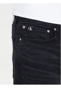 Calvin Klein Jeans Szorty jeansowe J30J322789 Czarny Slim Fit. Kolor: czarny. Materiał: bawełna #5
