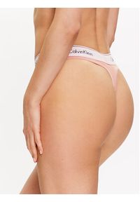 Calvin Klein Underwear Stringi 000QF7208E Różowy. Kolor: różowy. Materiał: bawełna