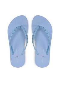 TOMMY HILFIGER - Tommy Hilfiger Japonki Essential Beach Sandal FW0FW07141 Niebieski. Kolor: niebieski