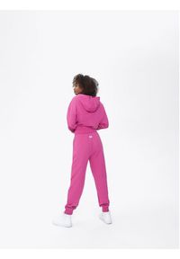 Sprandi Spodnie dresowe SP22-SPD102 Różowy Relaxed Fit. Kolor: różowy. Materiał: dresówka, bawełna