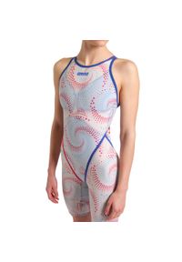 Arena - Strój Startowy damski Powerskin Primo Fireflow. Kolor: czerwony, niebieski, wielokolorowy, biały #1