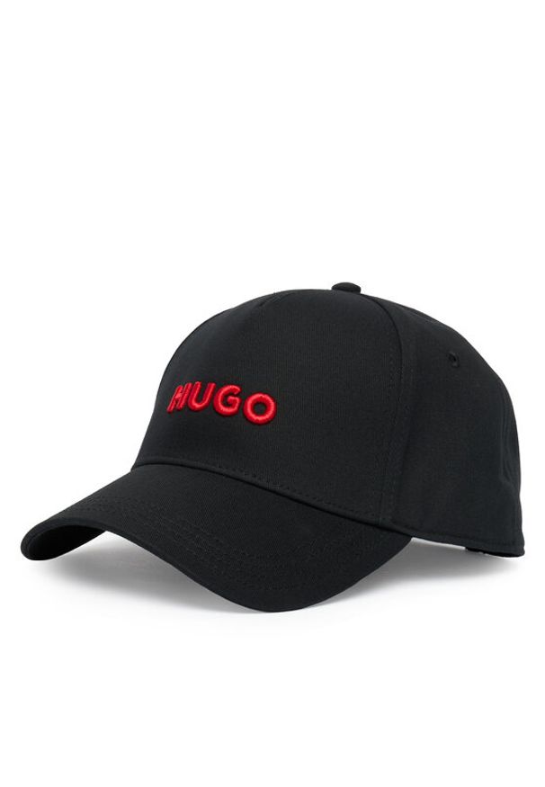 Hugo - HUGO Czapka z daszkiem Jude 50533410 Czarny. Kolor: czarny. Materiał: bawełna