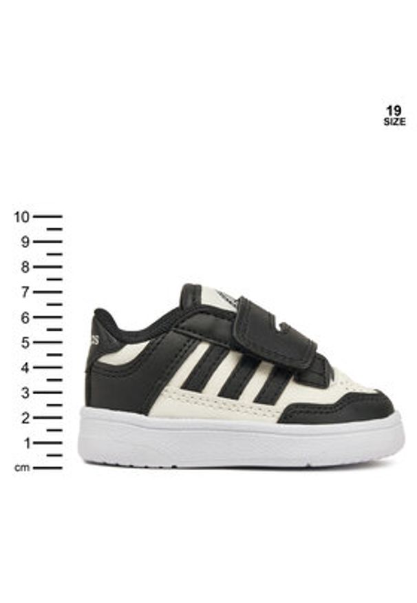 Adidas - adidas Sneakersy Rapid Court JS3546 Czarny. Kolor: czarny. Materiał: skóra